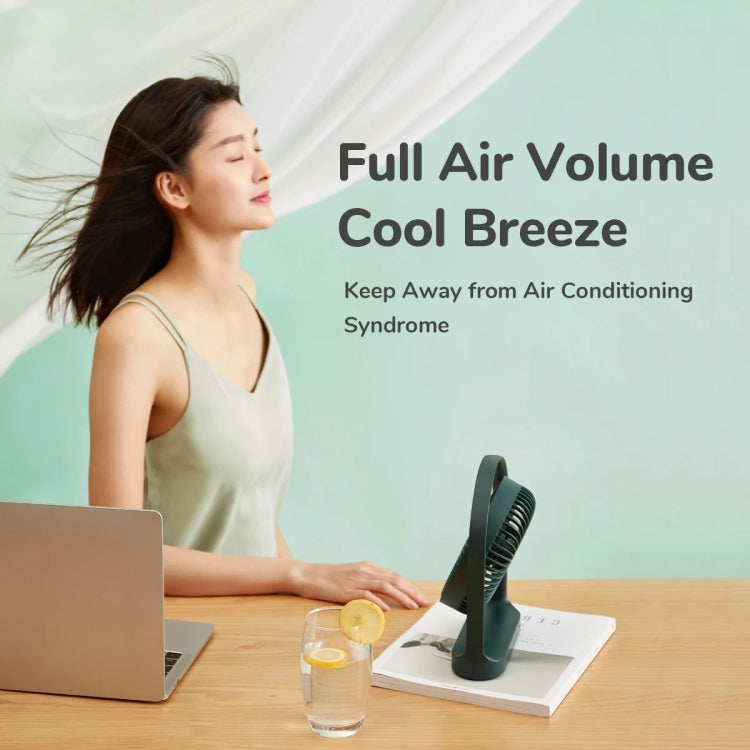 Ventilador portátil silencioso de escritorio mini recargable inalámbrico JisuLife FA19 de 4000 mAh