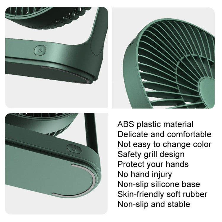 Ventilador portátil silencioso de escritorio mini recargable inalámbrico JisuLife FA19 de 4000 mAh