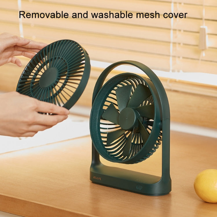 Ventilador portátil silencioso de escritorio mini recargable inalámbrico JisuLife FA19 de 4000 mAh