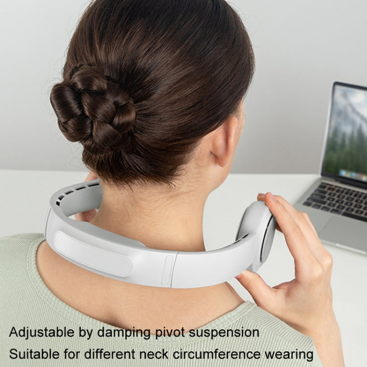 Ventilador de cuello colgante mini JisuLife FA31 recargable por USB, sin aspas, para exteriores, con alta potencia eólica
