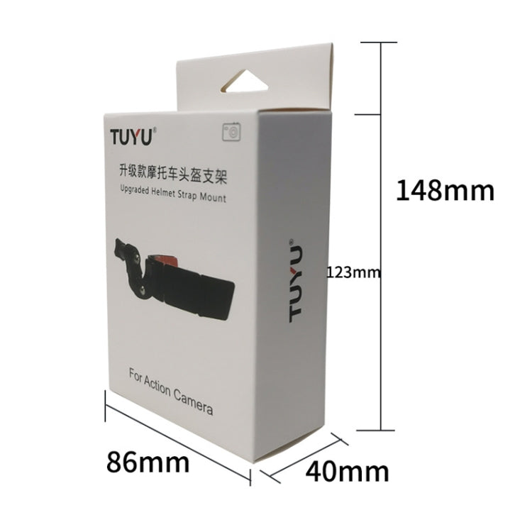 Soporte de montaje para cámara deportiva con bisagra integrada para casco de motocicleta TUYU, With 2 Stickers, With 4 Stickers