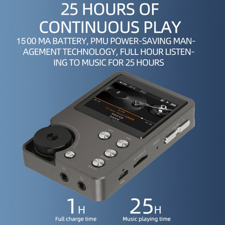 Reproductor de música HIFI sin pérdida DSD256 para deportes MP3, Without TF Card, With 64GB TF Card, With 128GB TF Card