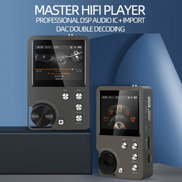 Reproductor de música HIFI sin pérdida DSD256 para deportes MP3, Without TF Card, With 64GB TF Card, With 128GB TF Card