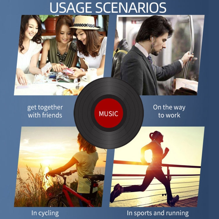 Reproductor de música HIFI sin pérdida DSD256 para deportes MP3, Without TF Card, With 64GB TF Card, With 128GB TF Card