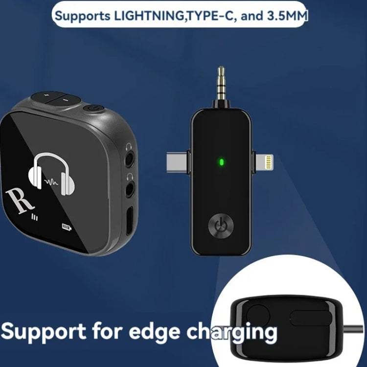 Sistema de monitorización intraauricular inalámbrico de 5,8 G compatible con monitorización con dos auriculares, One To One, One To Two, One To Four