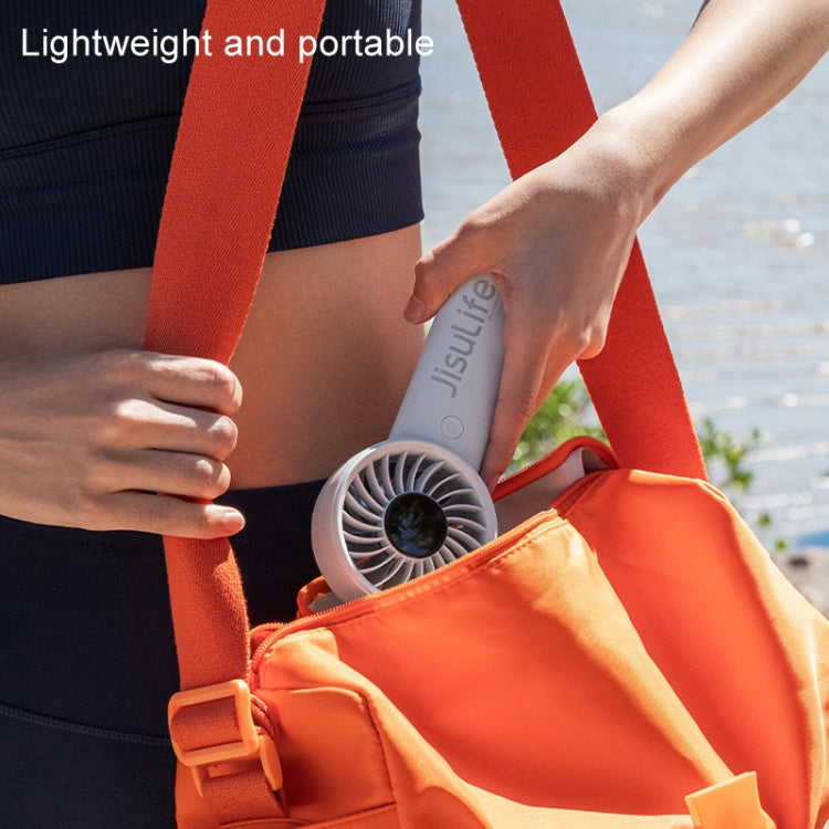 Ventilador portátil pequeño recargable JisuLife Life4, 3600mAh Gray, 3600mAh Black, 3600mAh Pink, 5000mAh Gray, 5000mAh Black, 5000mAh Pink