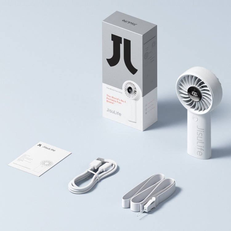 Ventilador portátil pequeño recargable JisuLife Life4, 3600mAh Gray, 3600mAh Black, 3600mAh Pink, 5000mAh Gray, 5000mAh Black, 5000mAh Pink