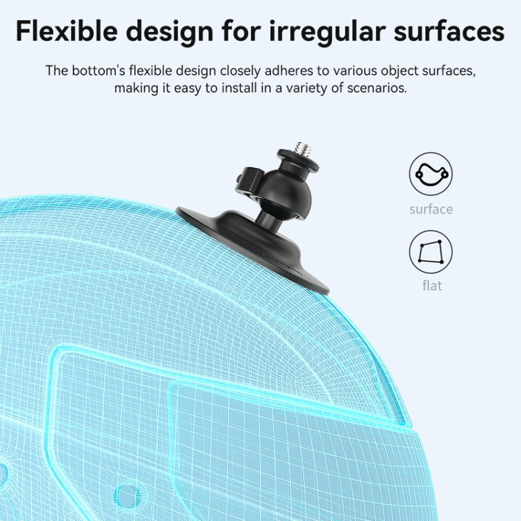 Soporte adhesivo flexible AMigisn para cámara de acción DJI / GoPro HERO / Insta360, 1/4 Inch, 3 Claws