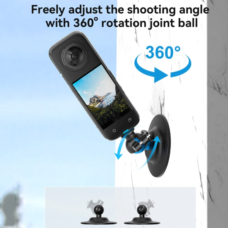 Soporte adhesivo flexible AMigisn para cámara de acción DJI / GoPro HERO / Insta360, 1/4 Inch, 3 Claws