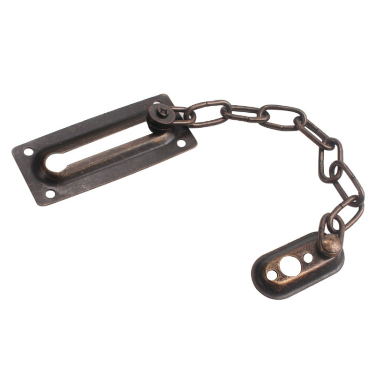 Cadena de seguridad para puerta, cerradura antirrobo para puerta de casa, pestillo para ventana, Square Black, Square Silver, Square Red Bronze, Round Gold, Round Bronze, Round Silver