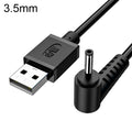 Cable de carga USB a CC JINGHUA U550C Cable de alimentación para pequeños electrodomésticos, 3.5mm, 5.5mm