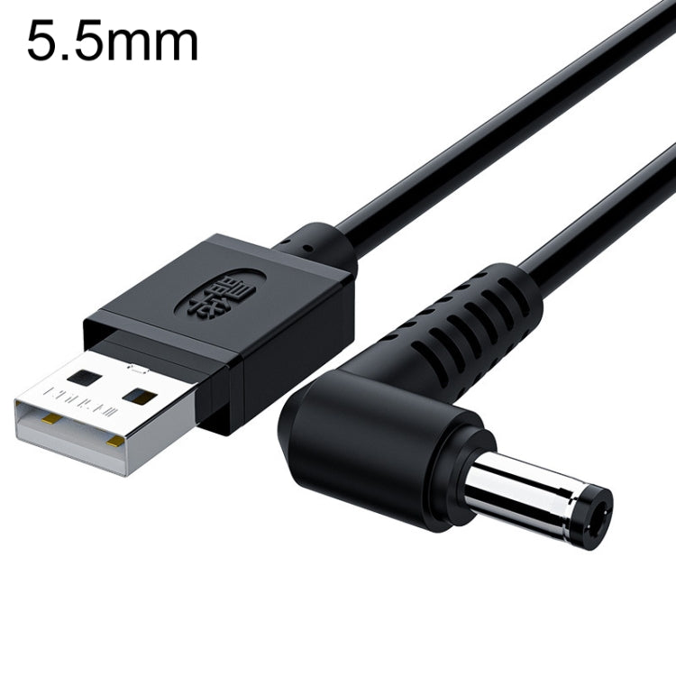 Cable de carga USB a CC JINGHUA U550C Cable de alimentación para pequeños electrodomésticos, 3.5mm, 5.5mm