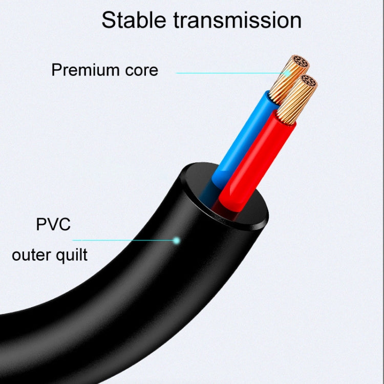Cable de carga USB a CC JINGHUA U550C Cable de alimentación para pequeños electrodomésticos, 3.5mm, 5.5mm