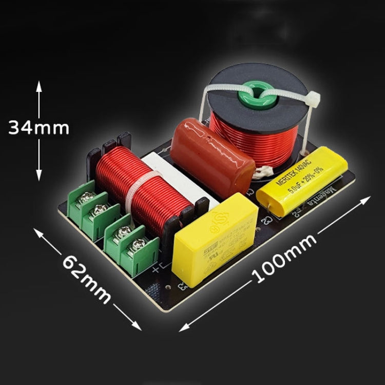 Divisor de conversión de altavoces de estantería de 2 vías con cruce de audio de alto y bajo de Magenta-2, Magenta-2