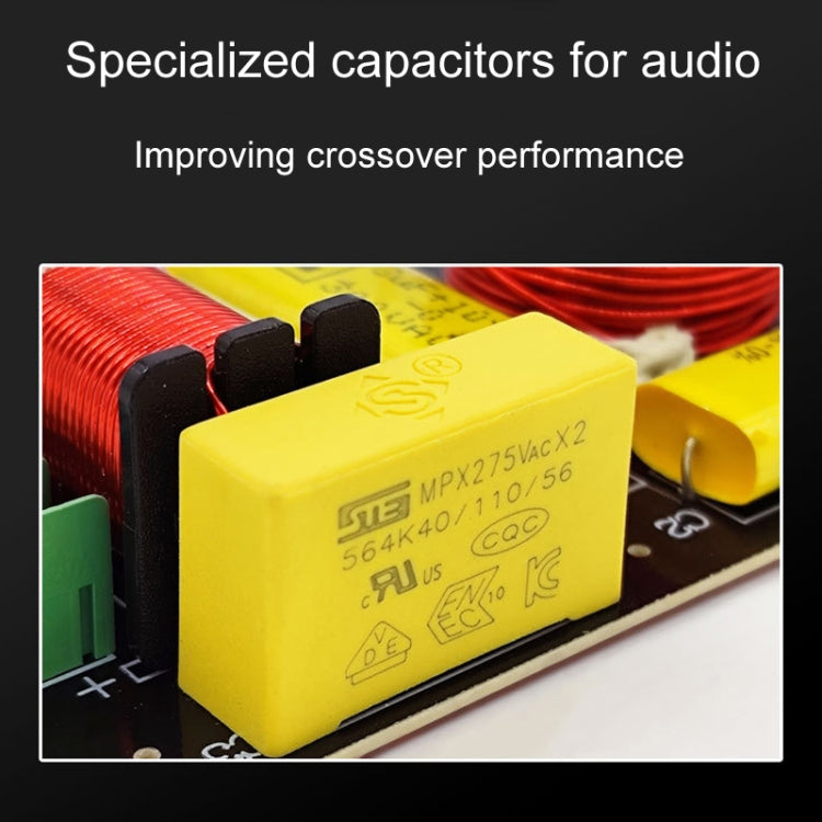 Divisor de conversión de altavoces de estantería de 2 vías con cruce de audio de alto y bajo de Magenta-2, Magenta-2