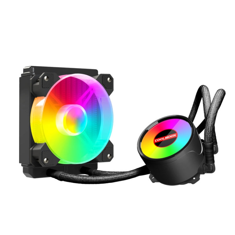 Disipador de calor para CPU multiplataforma integrado de una sola fila COOLMOON RGB120 5V ARGB, RGB120