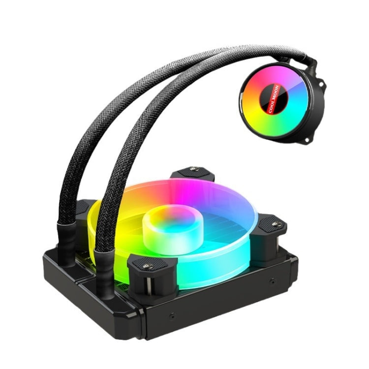 Disipador de calor para CPU multiplataforma integrado de una sola fila COOLMOON RGB120 5V ARGB, RGB120