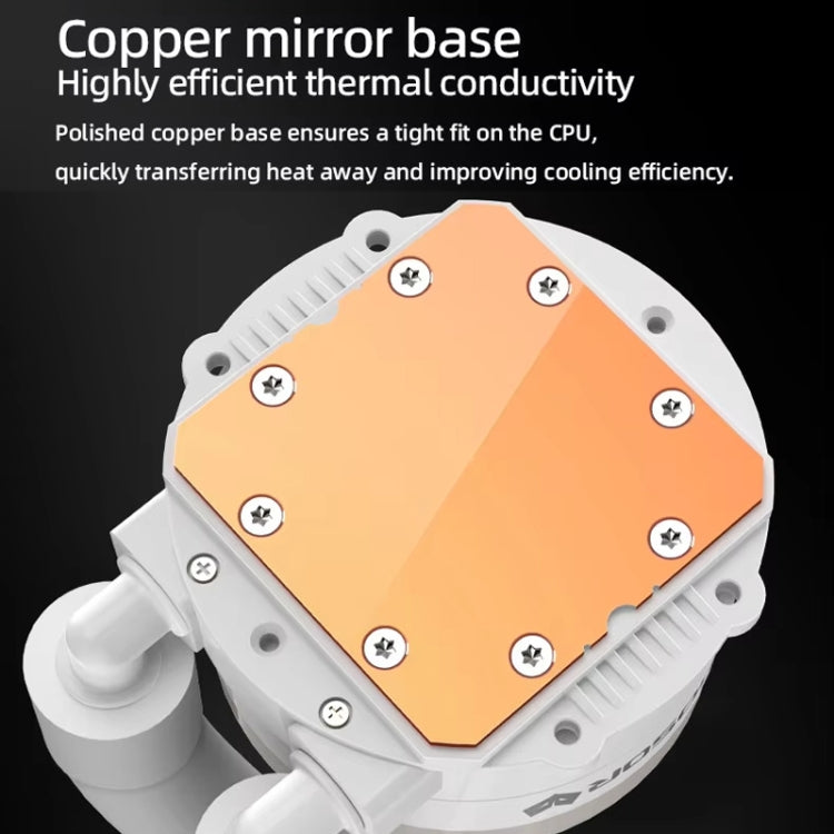 Enfriador de computadora COOLMOON AS360 Magic Diamond Edition con luz de refrigeración por agua ARGB y radiador de CPU integrado, AS360