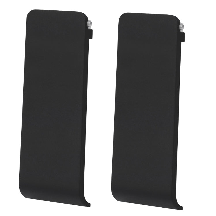 2 piezas de soporte de carcasa trasera de repuesto para consola Nintendo Switch, Black, Transparent White, White, Red, Blue