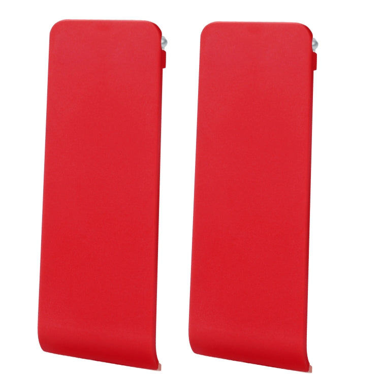 2 piezas de soporte de carcasa trasera de repuesto para consola Nintendo Switch, Black, Transparent White, White, Red, Blue