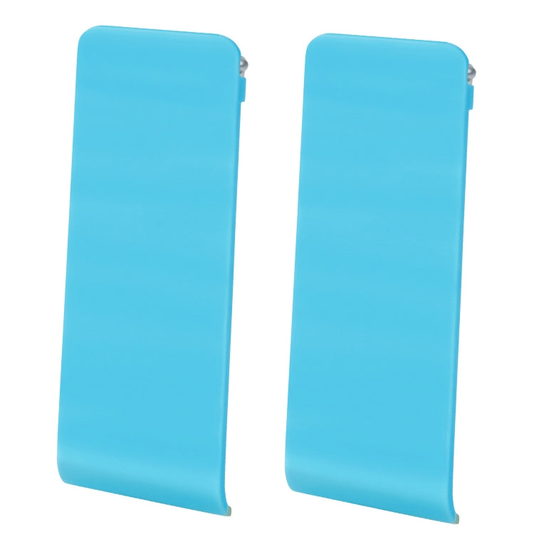 2 piezas de soporte de carcasa trasera de repuesto para consola Nintendo Switch, Black, Transparent White, White, Red, Blue