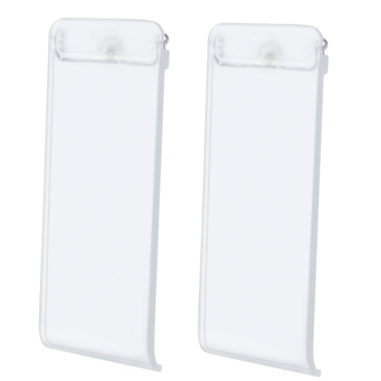 2 piezas de soporte de carcasa trasera de repuesto para consola Nintendo Switch, Black, Transparent White, White, Red, Blue