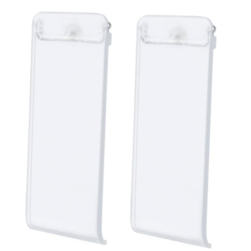 2 piezas de soporte de carcasa trasera de repuesto para consola Nintendo Switch, Black, Transparent White, White, Red, Blue