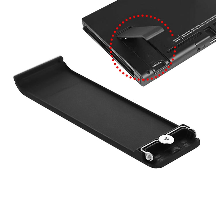 2 piezas de soporte de carcasa trasera de repuesto para consola Nintendo Switch, Black, Transparent White, White, Red, Blue