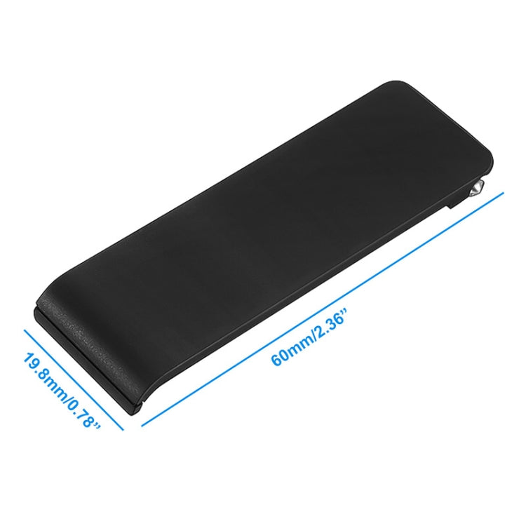 2 piezas de soporte de carcasa trasera de repuesto para consola Nintendo Switch, Black, Transparent White, White, Red, Blue