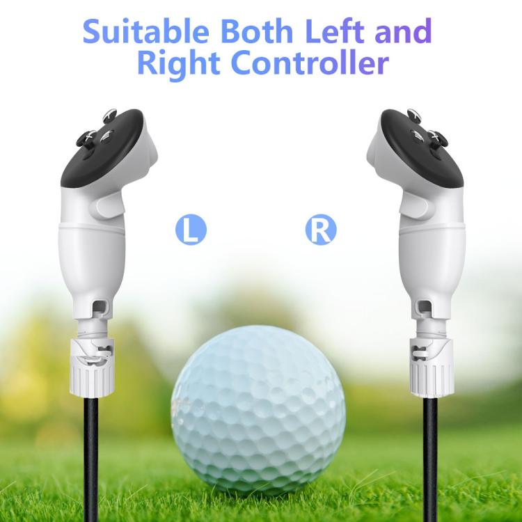 Para el controlador Meta Quest 3S/3, palo de golf con escala y longitud ajustable