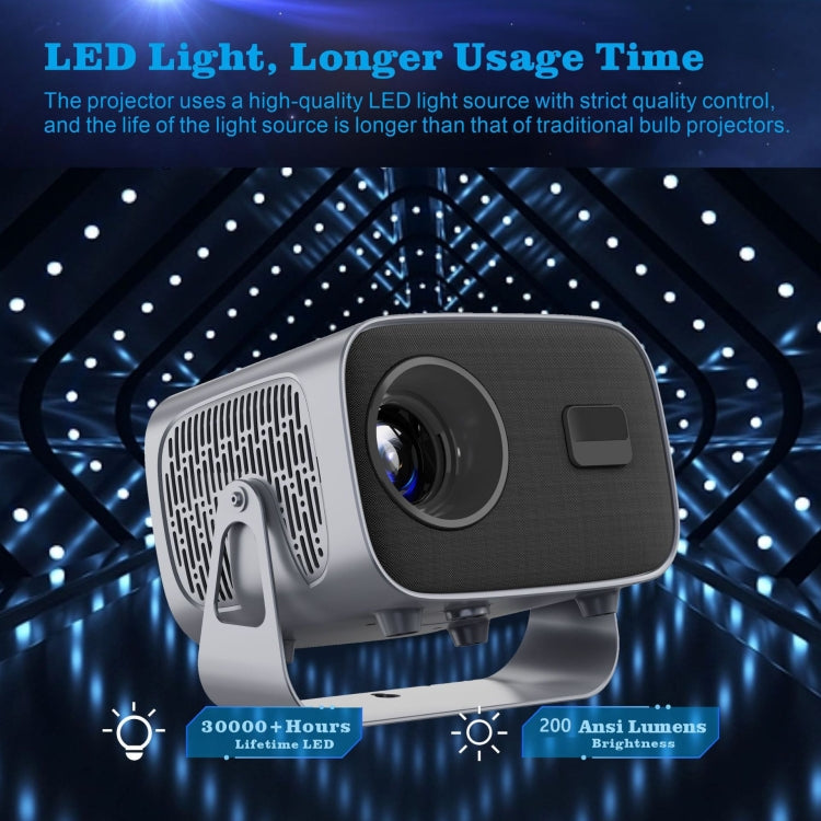 Proyector portátil inteligente Android 4K, US Plug, UK Plug, EU Plug, AU Plug