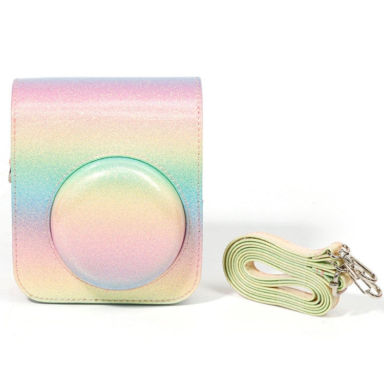 Bolsa protectora para cámara Polaroid Mini 12 con diseño de cielo estrellado colorido