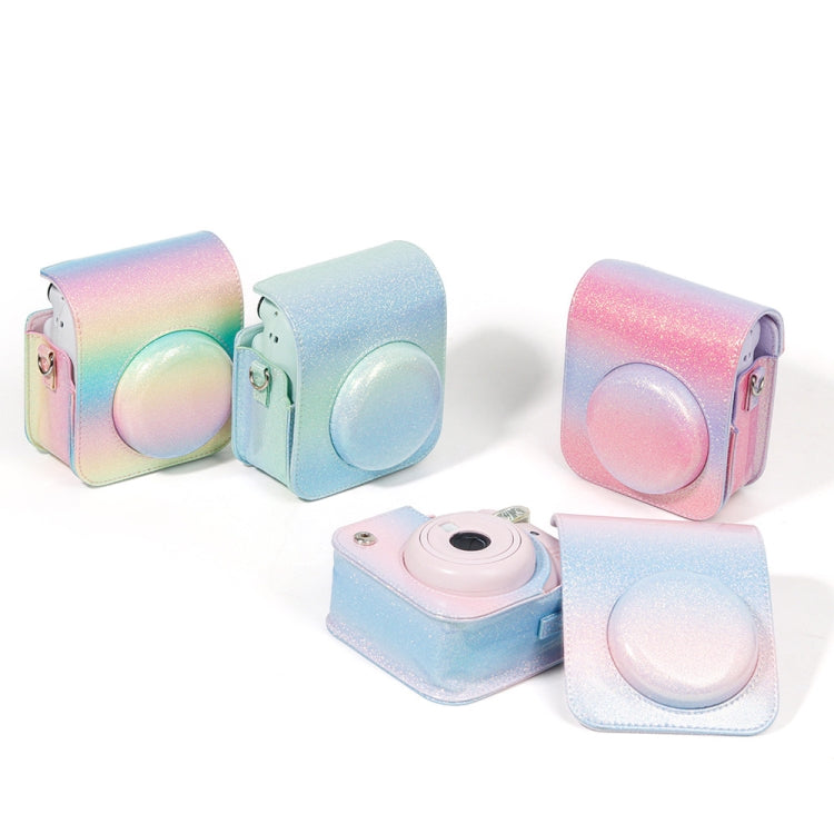 Bolsa protectora para cámara Polaroid Mini 12 con diseño de cielo estrellado colorido