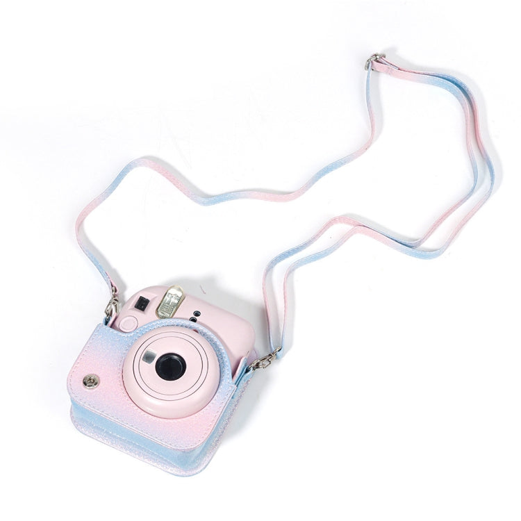 Bolsa protectora para cámara Polaroid Mini 12 con diseño de cielo estrellado colorido