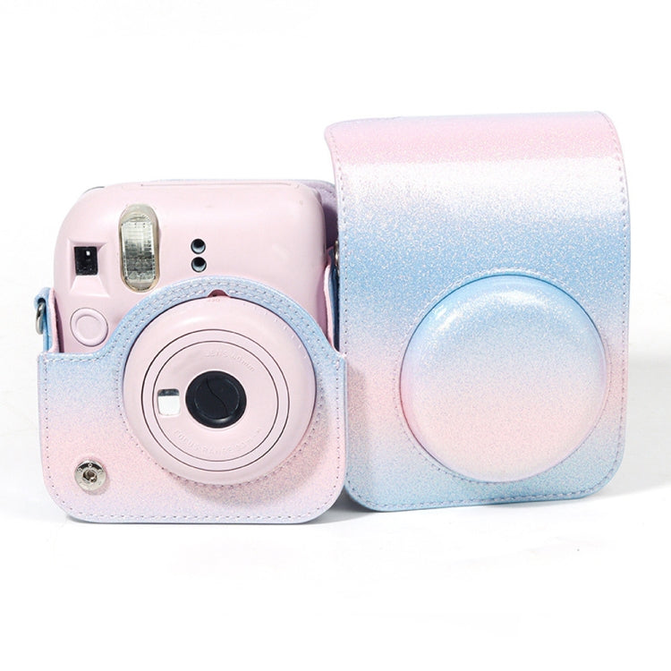 Bolsa protectora para cámara Polaroid Mini 12 con diseño de cielo estrellado colorido