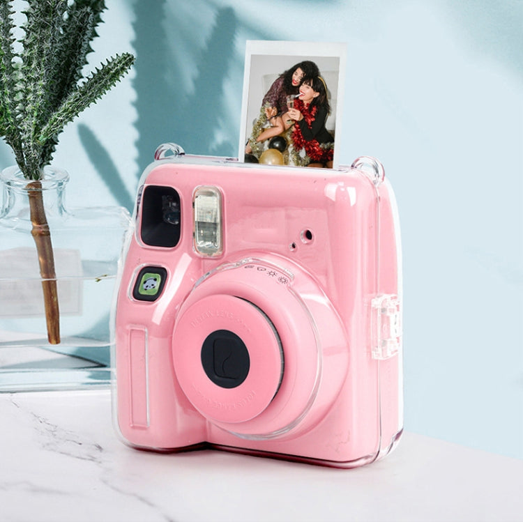 Estuche de cristal para fotografía Fuji Instax Mini SE, correa para el hombro, cuerda y juego de pegatinas