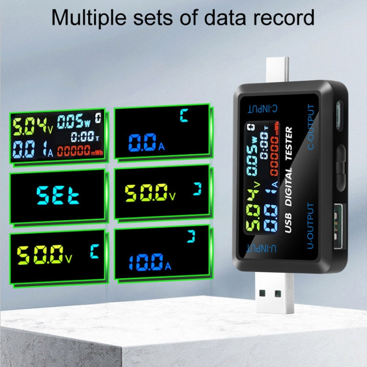 Medidor de voltaje y corriente digital multifuncional 6527-Q, comprobador de capacidad portátil, 6527-Q