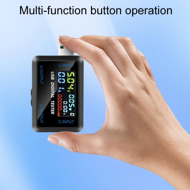 Medidor de voltaje y corriente digital multifuncional 6527-Q, comprobador de capacidad portátil, 6527-Q