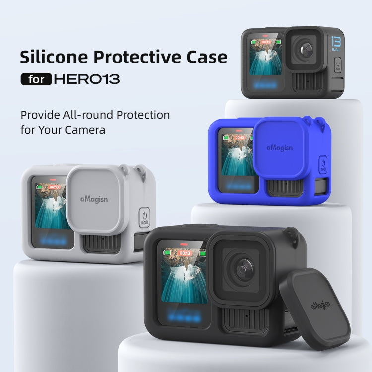Funda protectora de silicona AMagisn para GoPro HERO13 Black