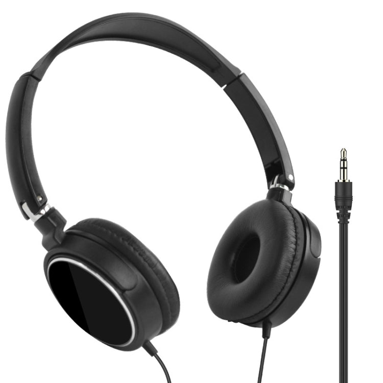 Auriculares plegables con cable de 3,5 mm JTY-071 para música y piano, Without Mic White, Without Mic Black, With Mic Black, With Mic White