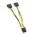 Cable de alimentación de CPU IDE Power Dual Large de 4 pines a EPS de 8 pines, 15cm, 20cm