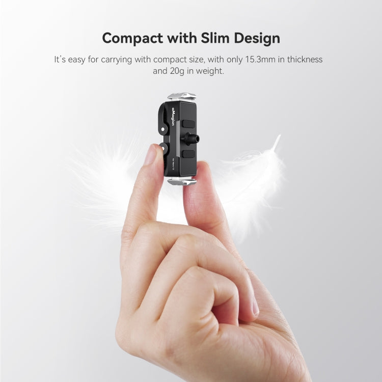 Adaptador de interfaz dual con base de liberación rápida magnética de metal aMagisn para GoPro HERO13 Black, For GoPro HERO13 Metal