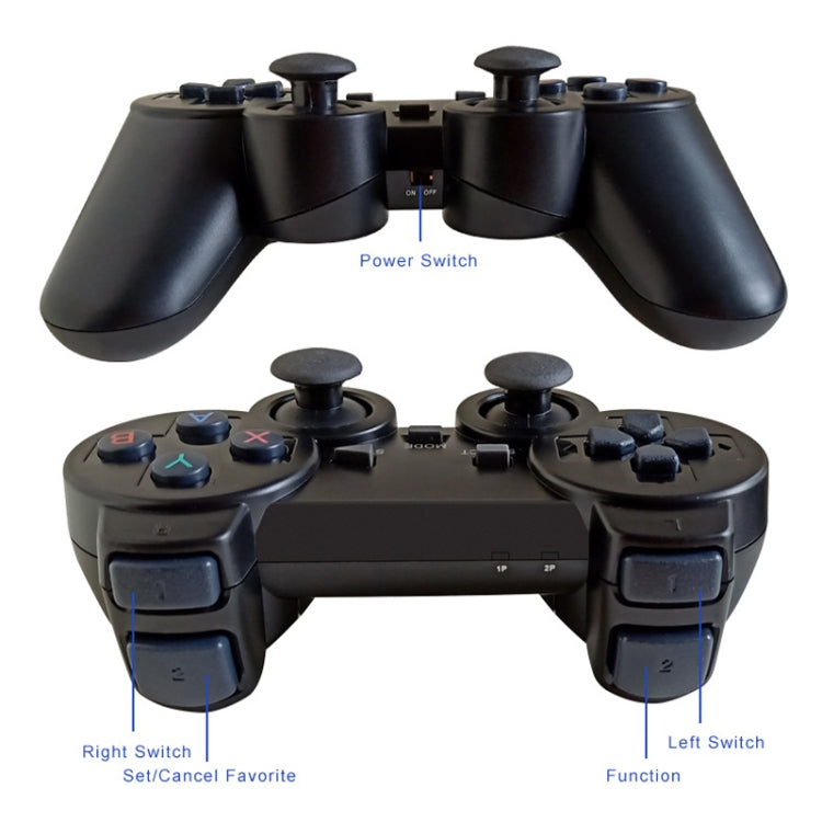 Consola de juegos retro con joystick inalámbrico HD de sistema dual W8PRO de 64 G con más de 36 000 juegos, EU Plug, US Plug, UK Plug, AU Plug