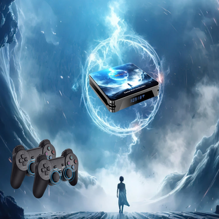 Consola de juegos retro con joystick inalámbrico HD de sistema dual W8PRO de 64 G con más de 36 000 juegos, EU Plug, US Plug, UK Plug, AU Plug