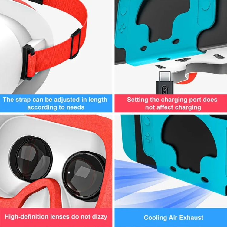 Gafas de realidad virtual DEVASO compatibles con Switch / Switch OLED Gaming Console, 1127225