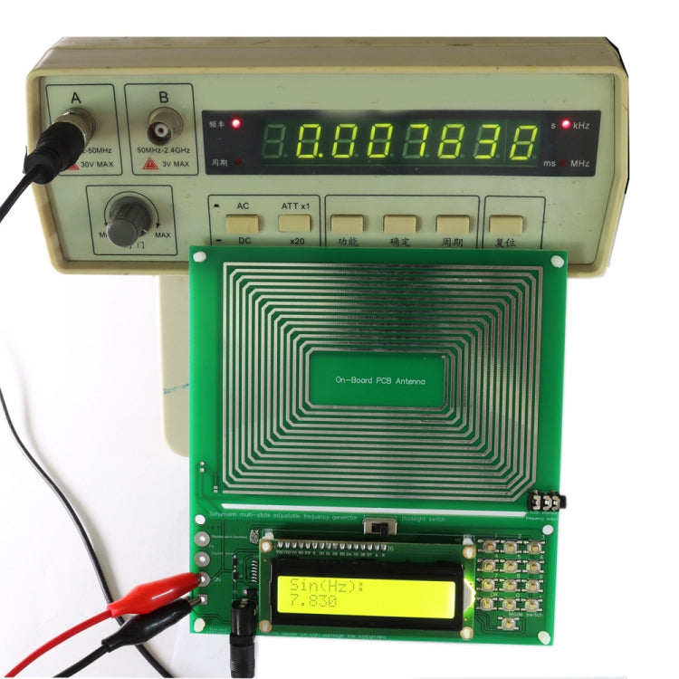 Generador de señales de onda Schumann de 0,001 Hz a 200 KHz y 7,83 Hz con modulación de frecuencia sinusoidal pura DDS, ZK-001