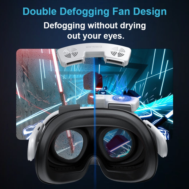 Máscara de repuesto transpirable de extracción rápida con circulación de aire para Meta Quest 3 STARTRC GAMES VR, With Fan