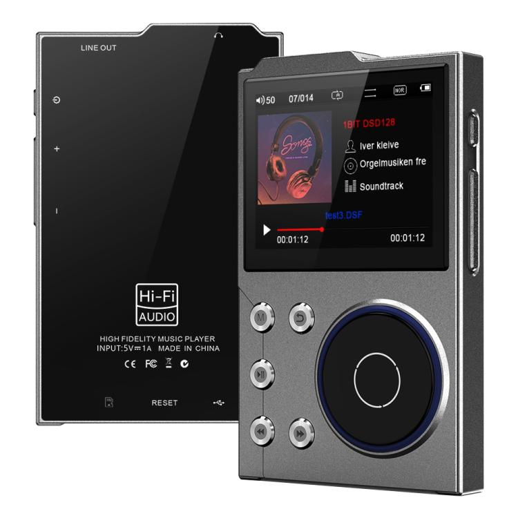 Reproductor de música HIFI Bluetooth de 2,4 pulgadas DSD256 con calidad de sonido masterizada Walkman, 16GB, 16GB+8GB, 16GB+16GB, 16GB+32GB