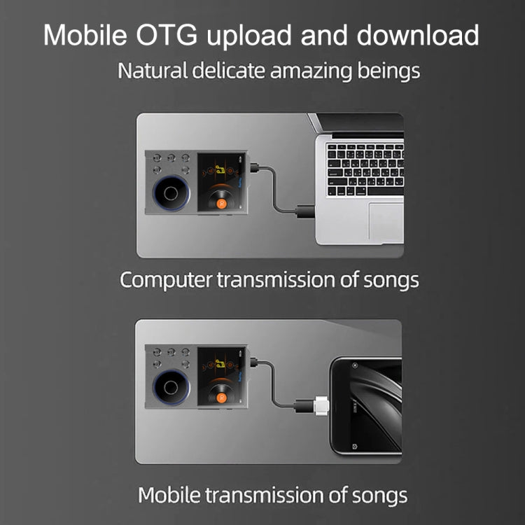 Reproductor de música HIFI Bluetooth de 2,4 pulgadas DSD256 con calidad de sonido masterizada Walkman, 16GB, 16GB+8GB, 16GB+16GB, 16GB+32GB