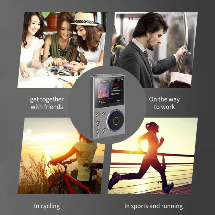 Reproductor de música HIFI Bluetooth de 2,4 pulgadas DSD256 con calidad de sonido masterizada Walkman, 16GB, 16GB+8GB, 16GB+16GB, 16GB+32GB